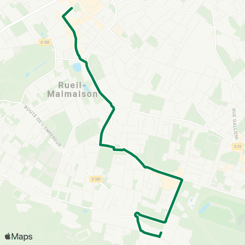 RATP Église de Buzenval <> Mairie map