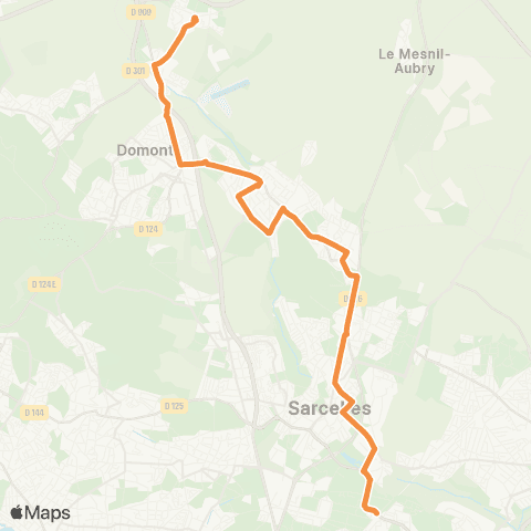 RATP Mairie / Hôtel de Ville <> Garges - Sarcelles RER map