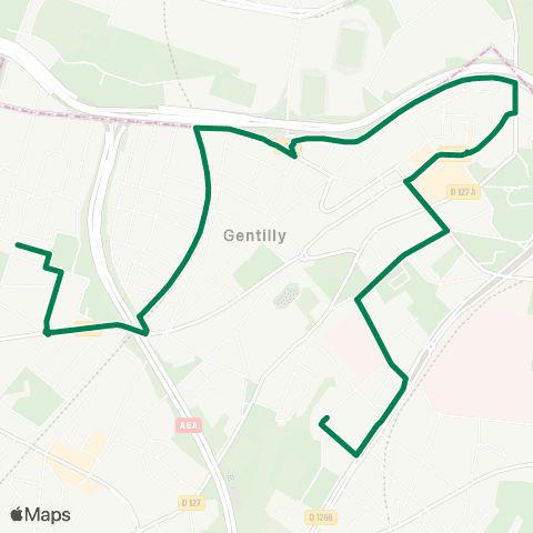 RATP Ctre de Santé - Pl. Marcel Cachin <> Gabriel Péri - Soleil Levant map