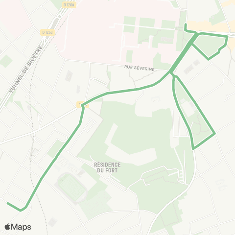 RATP Léo Lagrange <> Leclerc - Thomas map