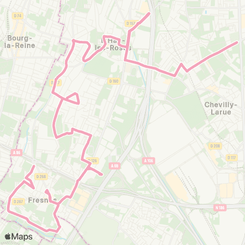 RATP Pasteur <> Domaine Chérioux map