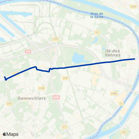 Substitution Tramway RATP Bus de substitution Tramway T1 map