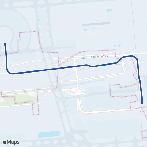 RATP Desserte aéroportuaire Roissy CDG map