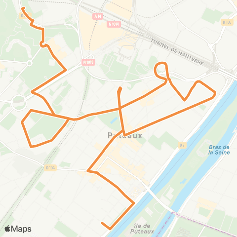 RATP Cimetière Nouveau <> Cimetière Nouveau map