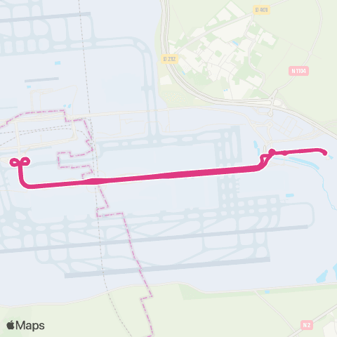 RATP Terminal 2 F <> Terminal 2 F map