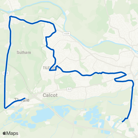 Reading Buses Brewery Court - Reading Stadium Bus Park map