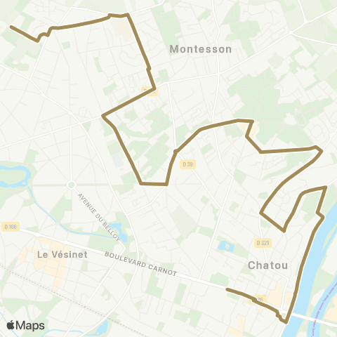 Île-de-France Mobilités Paul Bert <> ︎Cormeilles map