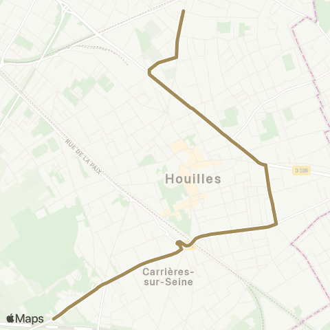 Île-de-France Mobilités Lycée les Pierres Vives <> ︎Martyrs map