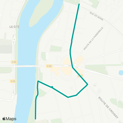 Île-de-France Mobilités Félix Eboué <> ︎Rue de Seine map
