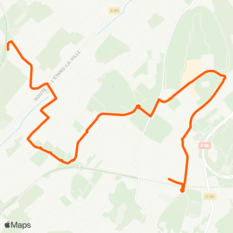 Île-de-France Mobilités Gare de Mareil-Marly <> ︎Gare de Marly-le-Roi - Bèque map