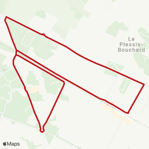 Île-de-France Mobilités Gare de Franconville <> ︎Gare de Franconville map