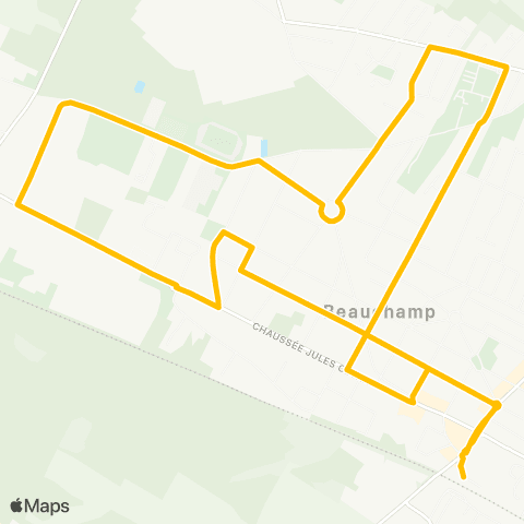 Île-de-France Mobilités Gare de Montigny - Beauchamp <> ︎Gare de Montigny - Beauchamp map