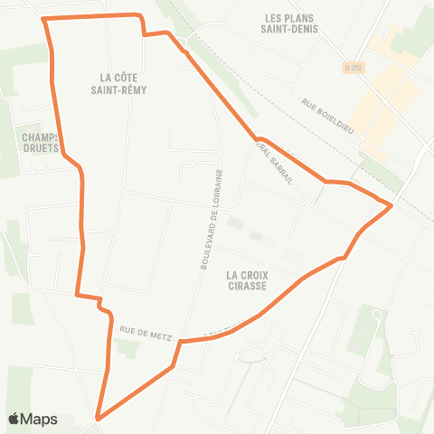 Île-de-France Mobilités Gare de Cormeilles-en-Parisis <> ︎Gare de Cormeilles-en-Parisis map