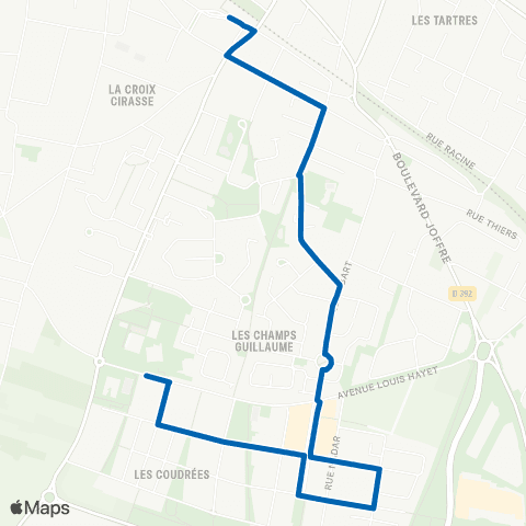 Île-de-France Mobilités Gare de Cormeilles-en-Parisis <> ︎Collège Louis Hayet map