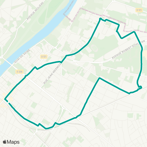 Île-de-France Mobilités Gare de Sartrouville <> ︎Gare de Sartrouville map