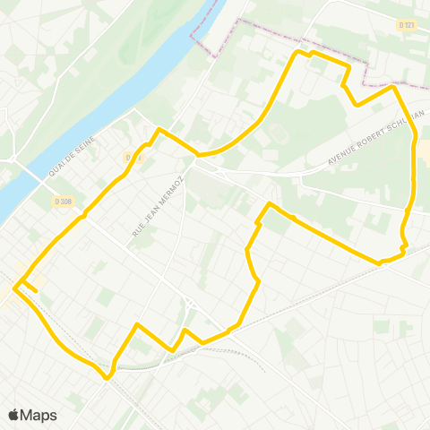 Île-de-France Mobilités Gare de Sartrouville <> ︎Gare de Sartrouville map