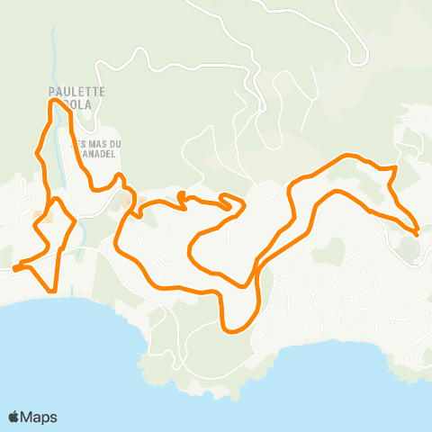 Navette du Rayol-Canadel-sur-Mer  map