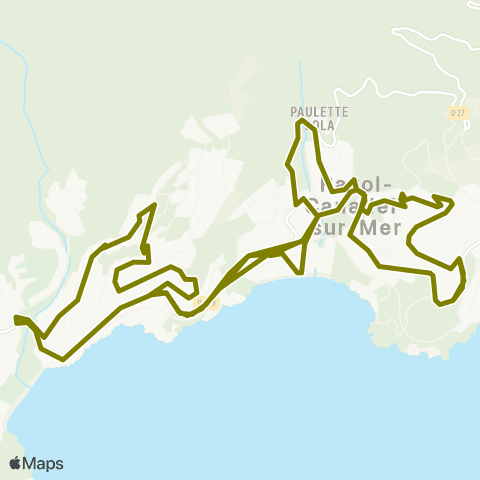 Navette du Rayol-Canadel-sur-Mer  map