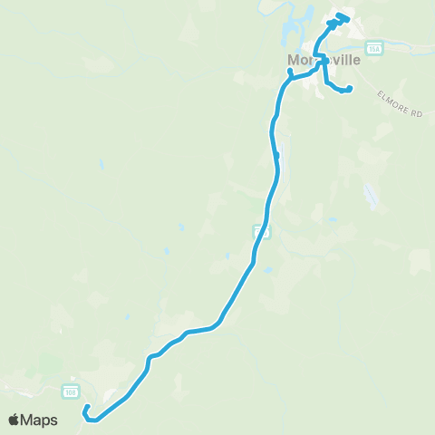 RCT Morrisville Shopping Shuttle map