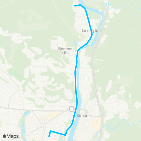 RiverCities Transit  map