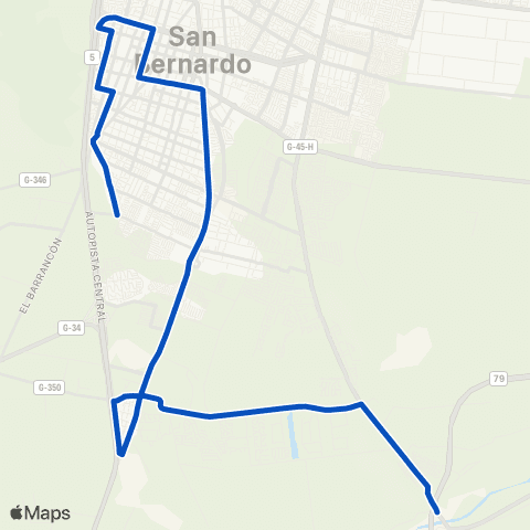 Red Catemito - Puente los Morros map