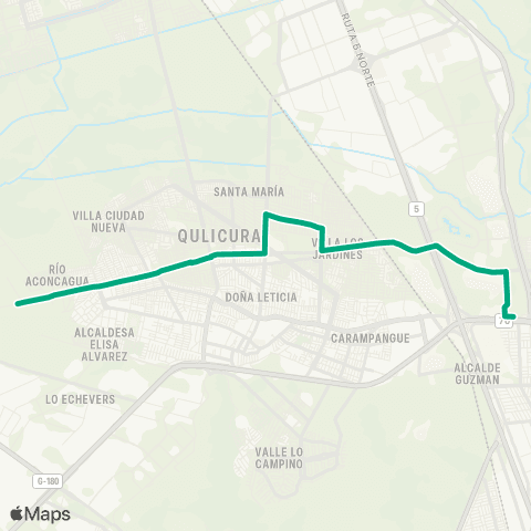 Red Lo Marcoleta - (M) los Libertadores map