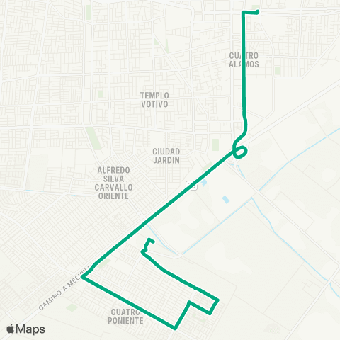 Red Villa el Abrazo - (M) Plaza Maipu map