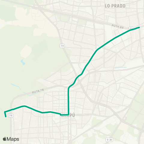 Red Rinconada - (M) las Rejas map