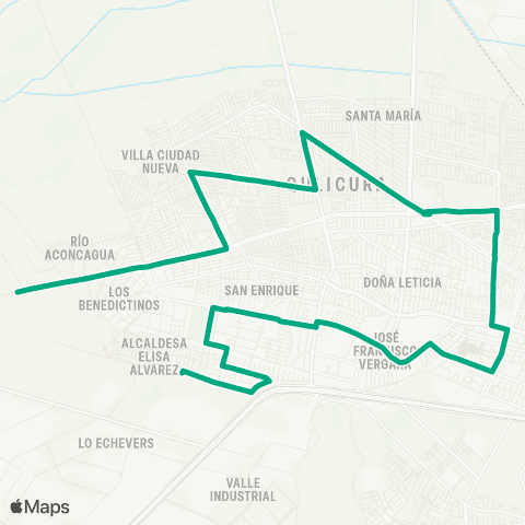 Red Rigoberto Jara - el Mañio map