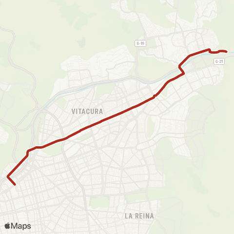 Red Providencia - Plaza San Enrique map