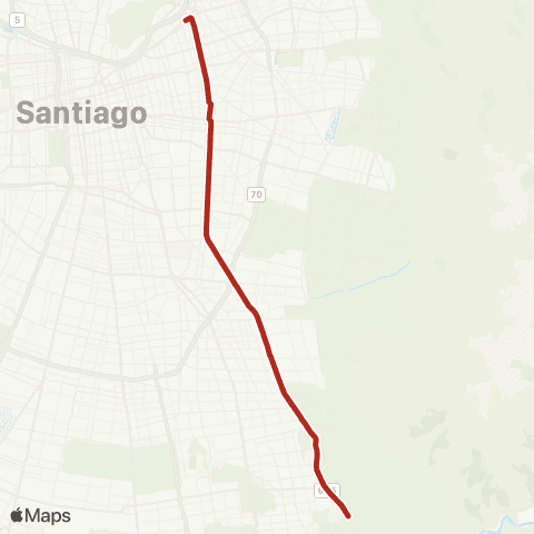 Red Providencia - Camilo Henriquez map
