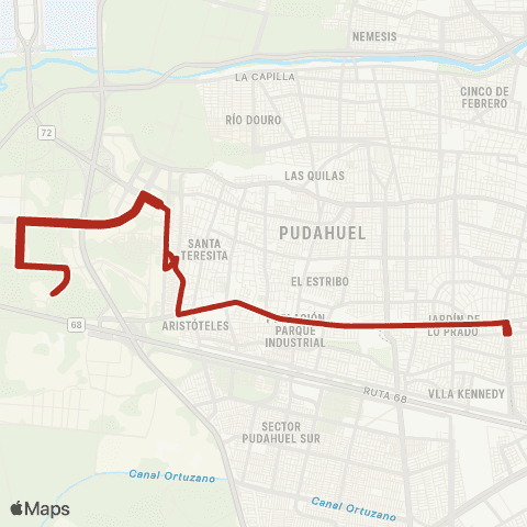 Red Enea - (M) San Pablo map