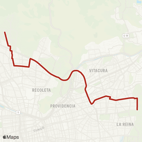 Red Gonel - Av. Colon map