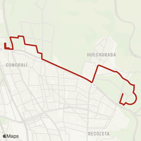 Red (M) los Libertadores - Ciudad Empresarial map