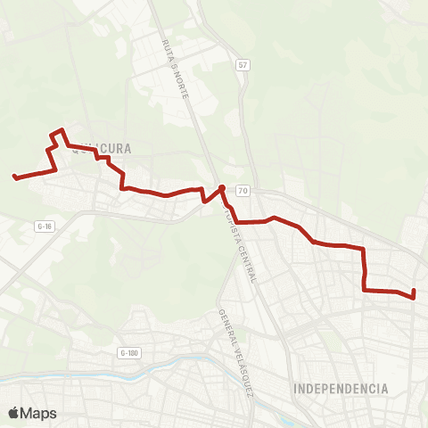 Red (M) Zapadores - Santa Laura map