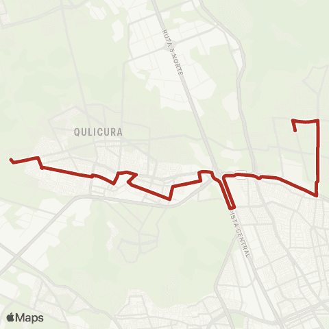 Red Lo Marcoleta - Mall Plaza Norte map