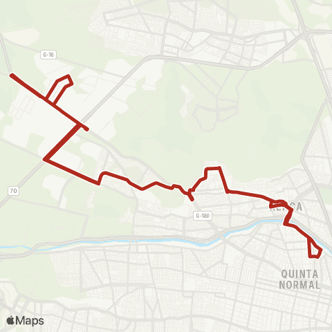 Red Lo Boza - lo Franco map