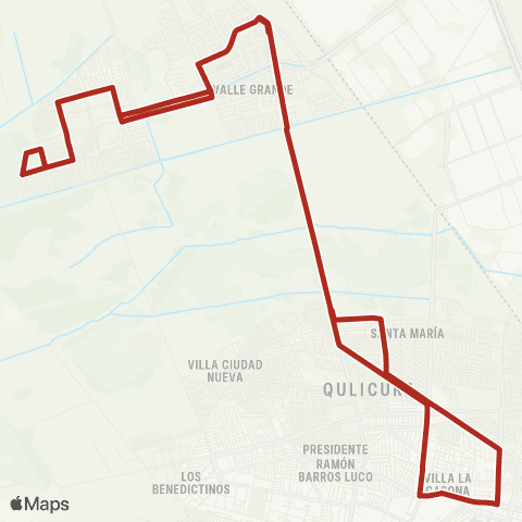 Red Valle Grande - (M) lo Cruzat map