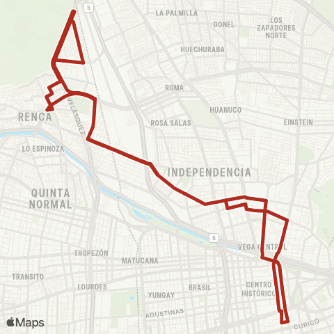 Red Huamachuco - Centro map