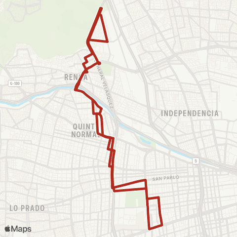 Red Huamachuco - (M) Estacion Central map