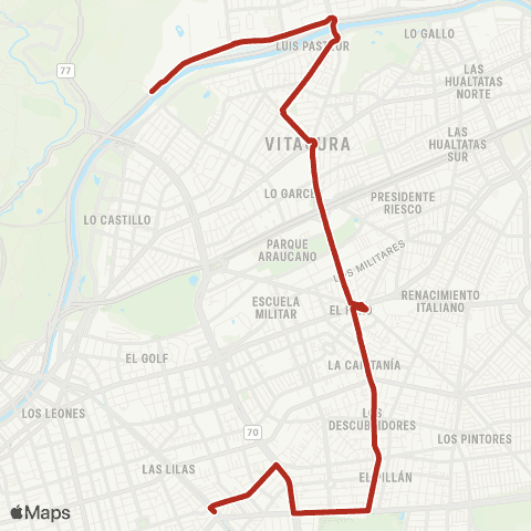 Red La Piramide - (M) Francisco Bilbao map