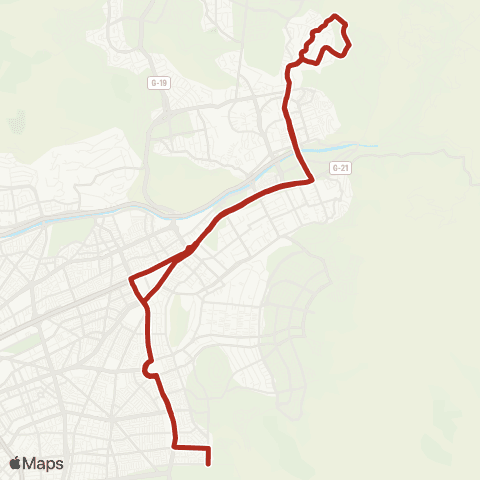 Red Vital Apoquindo - Parque del Sol map