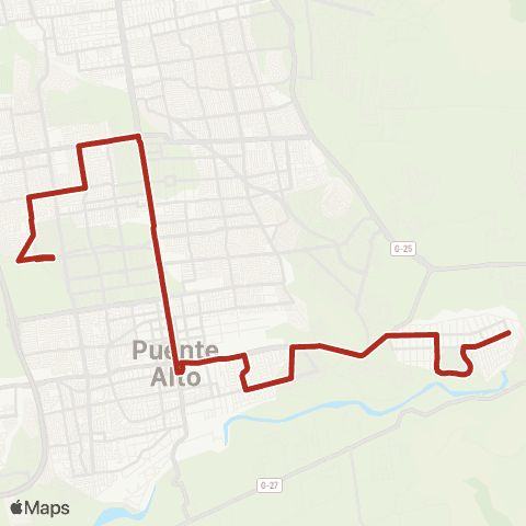 Red Villa Padre Hurtado - Casas Viejas map