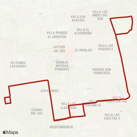 Red Mall Plaza Tobalaba - Villa Padre Hurtado map