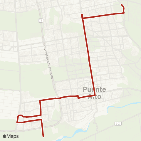 Red Bajos de Mena - Mall Plaza Tobalaba map