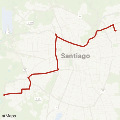 Red Maipu - (M) Manquehue map