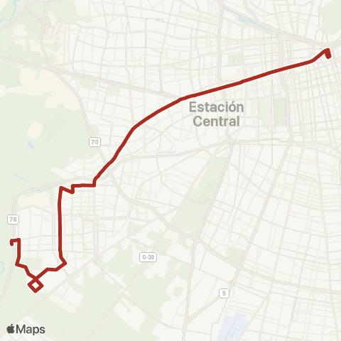 Red Villa los Heroes - Plaza Italia map