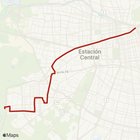 Red Nueva San Martin - Plaza Italia map