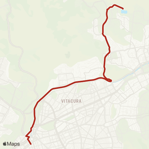 Red (M) los Leones - los Trapenses map