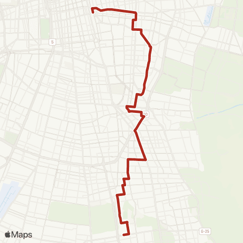 Red Gabriela - (M) Irarrazaval map